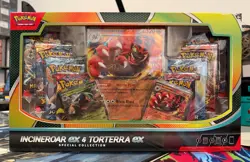 Pokemon Incineroar Ex and Torterra Ex Special Collection Box SEALED - Image 1