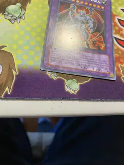 Yugioh Evil Hero Dark Gaia GLAS-EN040 Rare 1st Ed - Image 3