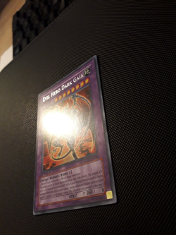 Yu-Gi-Oh! Evil Hero Dark Gaia, GLAS-EN040, Rare, 1.Edition, Englisch, NM/Back EX - Image 3