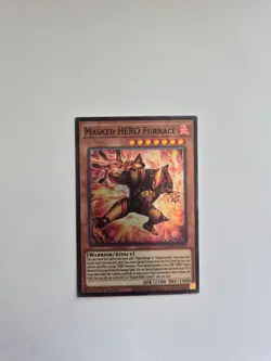 Yugioh Maze of Muertos - Masked HERO Furnace - MZMU-EN015 - Super Rare - Image 1