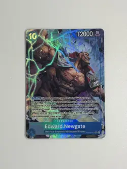 Edward Newgate OP08-043 Alt Art Two Legends One Piece English NM - Image 1