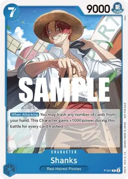 Shanks (Sealed Battle Kit Vol. 1) (P-051/241) One Piece Promotion Cards NM - Image 1