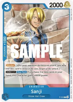 Sanji (Sealed Battle Kit Vol. 1) (P-050/241) One Piece Promotion Cards NM - Image 1