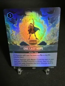 One Last Hope (Epic) 222/204 Fabled Holo Disney Lorcana TCG - Image 4