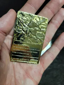 Charizard 23K Gold Plated Pokemon Card 1999 Nintendo Burger King VTG - Image 3