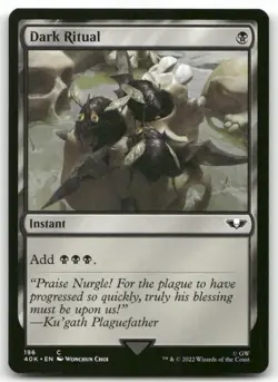 Dark Ritual #196 MTG Warhammer NM X1 - Image 1