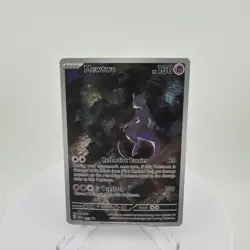 Pokemon TCG Mewtwo SVP052 151 UPC Promo Illustration Rare N Mint - Image 1