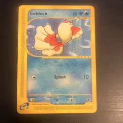 Goldeen 111/165 - Expedition - Common Pokemon TCG 2002 E-Reader - LP/NM - Image 1