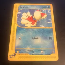 Goldeen 111/165 - Expedition - Common Pokemon TCG 2002 E-Reader - LP/NM - Image 2