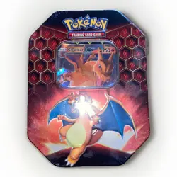 Pokemon Hidden Fates Charizard GX Promo Tin Brand New Factory Sealed TCG Cards - Image 1
