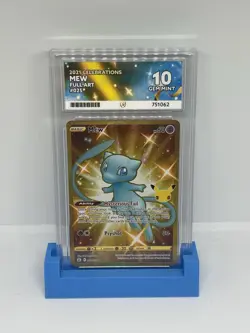 Pokemon TCG Mew 025/025 Celebrations Ace 10 - Perfect Subgrades - Image 1