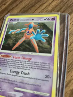 Pokemon Deoxys Diamond & Pearl Legends Awakened 1/146 Holo Light Play - Image 3