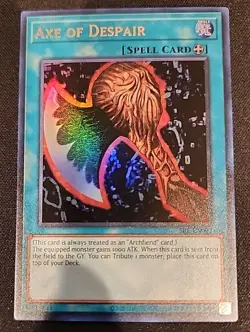 YuGiOh - Axe Of Despair Ultra Rare - NM - SRL-EN002 - Image 1