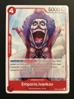 One Piece CCG Awakening Of The New Era Emporio.Ivankov OP05-004 UC - Image 1