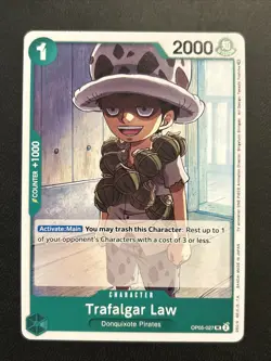 2023 ONE PIECE ENGLISH AWAKENING OF THE NEW ERA TRAFALGAR LAW OP05-027 (UC) NM - Image 1