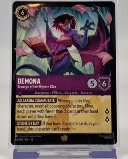 Lorcana Demona Scourge Of The Wyvern Clan 55/204 Legendary Whispers In The Well - Image 1