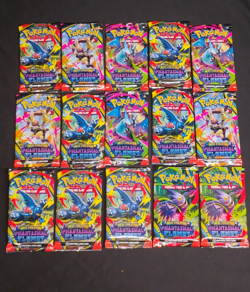 Pokemon TCG Phantasmal Flames ME02 Booster EMPTY 15 Wrapper Packs No Cards - Image 1