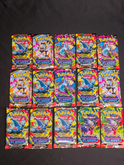 Pokemon TCG Phantasmal Flames ME02 Booster EMPTY 15 Wrapper Packs No Cards - Image 3