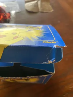 1999 Pokemon Pikachu 23k Gold Plated Trading Card Burger King Blue Box SEALED - Image 4