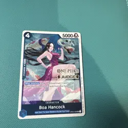 Boa Hancock OP02-059 Judge Pack Vol. 1 Card Gold Stamped Foil Promo English - Image 1
