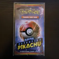 Pokemon Card Detective Pikachu Sealed Booster Pack TCG - Image 1