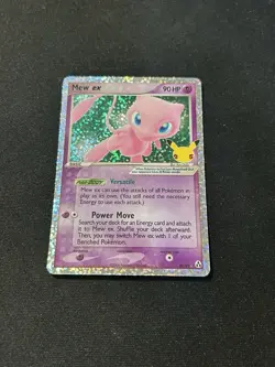 Mew EX 25th Anniversary Holo Pokemon Card 88/92 Fresh Condition - Image 1