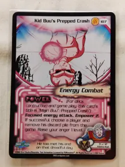 Kid Buu's Prepped Crash - 107 Kid Buu Saga DBZ TCG Card DRAGON BALL Z CCG - Image 1