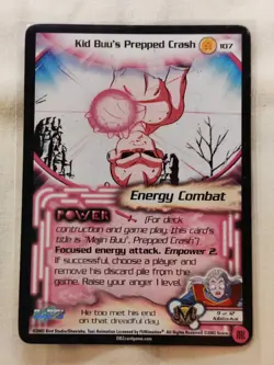 Kid Buu's Prepped Crash LIMITED - 107 Kid Buu Saga DBZ TCG Card DRAGON BALL CCG - Image 1