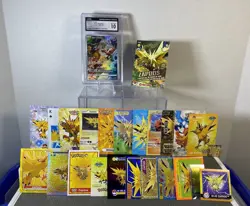 Pokemon Lot of Cards and Stickers All Zapdos #145 Zapdos Only Pokemon Lot of 24 - Image 1