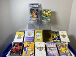 Pokemon Lot of Cards and Stickers All Zapdos #145 Zapdos Only Pokemon Lot of 24 - Image 5