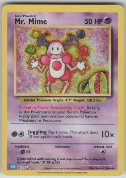 Mr. Mime Classic Collection Trading Card Game Classic 013/034 NM - Image 1