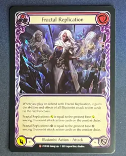 FAB EVR138 Fractal Replication Illusionist Action FOIL Majestic Flesh and Blood - Image 1