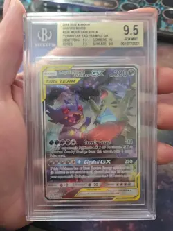 Pokemon Card Tag Team Mega Sableye & Tyranitar GX 226/236 Unified Minds BGS 9.5 - Image 1