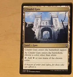 MTG Citadel Gate NM Commander Legends: Battle For Baldur’s Gate English - Image 1