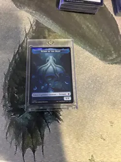 MTG Scion of the Deep / Koma's Coil Doubled-Sided Token - Foundations (FDN) - Image 2