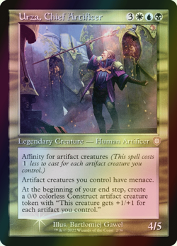 MTG Urza, Chief Artificer Foil ** The Brothers' War Commander ** English - Image 1