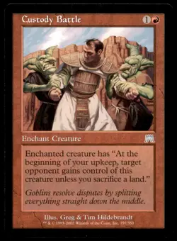 Custody Battle LP Light Play Onslaught MTG [10239] - Image 1