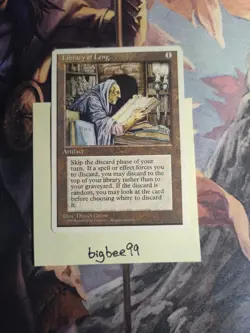 MTG - Library of Leng - Fourth Edition MP - Image 1