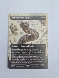 Rottenmouth Viper (Borderless) Bloomburrow Regular - Image 1