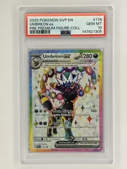 PSA 10 Umbreon ex SVP176 Scarlet & Violet Promo Card Holo Prismatic Pokemon Mint - Image 1