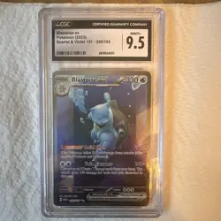 Blastoise ex 200/165 Scarlet Violet 151 CGC Graded 9.5 Pokemon Trading Card Game - Image 1