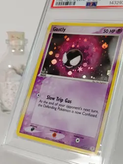 Gastly - Reverse Foil - Fire Red & Leaf Green - POKEMON 2004 #63 - PSA 5 - Image 3
