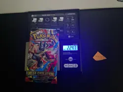 22.47g VERY HEAVY Mega Evolution Pokemon Sealed Booster Pack New SIR/HRU - Image 1