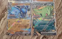 Pokemon Prismatic Stamped Promos Lucario ex/Lucario/Tyranitar ex/Tyranitar - Image 2