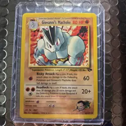Pokemon TCG Giovanni's Machoke Gym Challenge 42/132 Regular LP. - Image 1