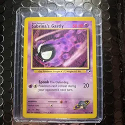 Pokemon TCG Sabrina's Gastly 93/132 Gym Heroes - LP - Image 1