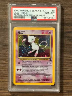 2000 Pokemon Black Star Mew Pokemon League Promo PSA 8 PSA # 65408557 - Image 5