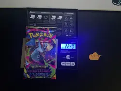 22.40g VERY HEAVY Phantasmal Flames Pokemon Sealed Booster Pack New SIR/HRU - Image 1