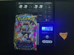 22.42g VERY HEAVY Phantasmal Flames Pokemon Sealed Booster Pack New SIR/HRU - Image 1