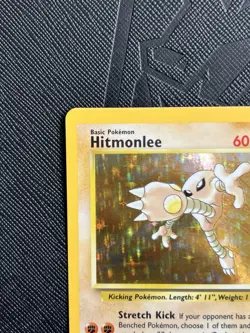 Pokemon TCG Hitmonlee 7/62 Fossil Holo Rare (English) - NM - Image 4
